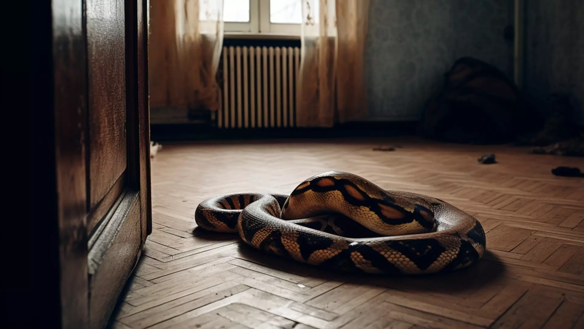 Змея заползла в детский сад Крымского района Кубани
